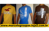 camisetas Hollister fio 30.1
